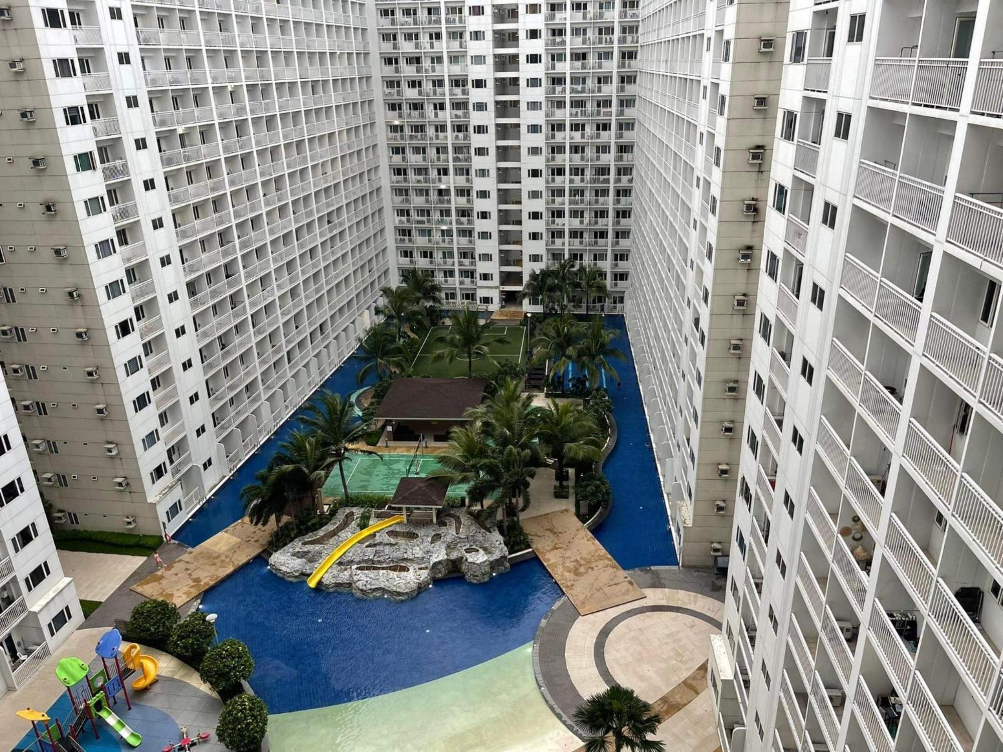 Shore 1 & 3 Residences Moa 1Br With Balcony By Darpm Manila Exteriör bild