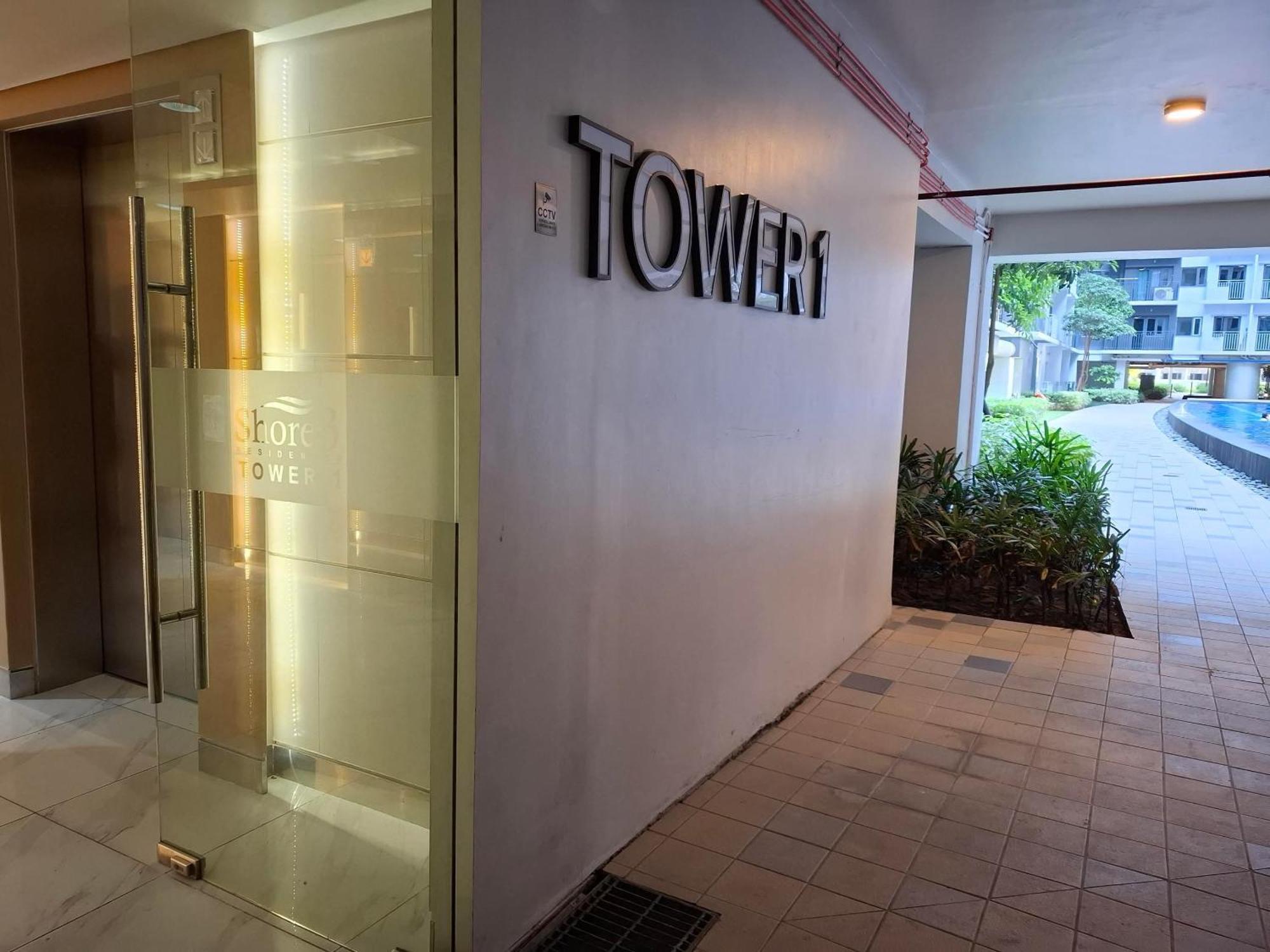 Shore 1 & 3 Residences Moa 1Br With Balcony By Darpm Manila Exteriör bild