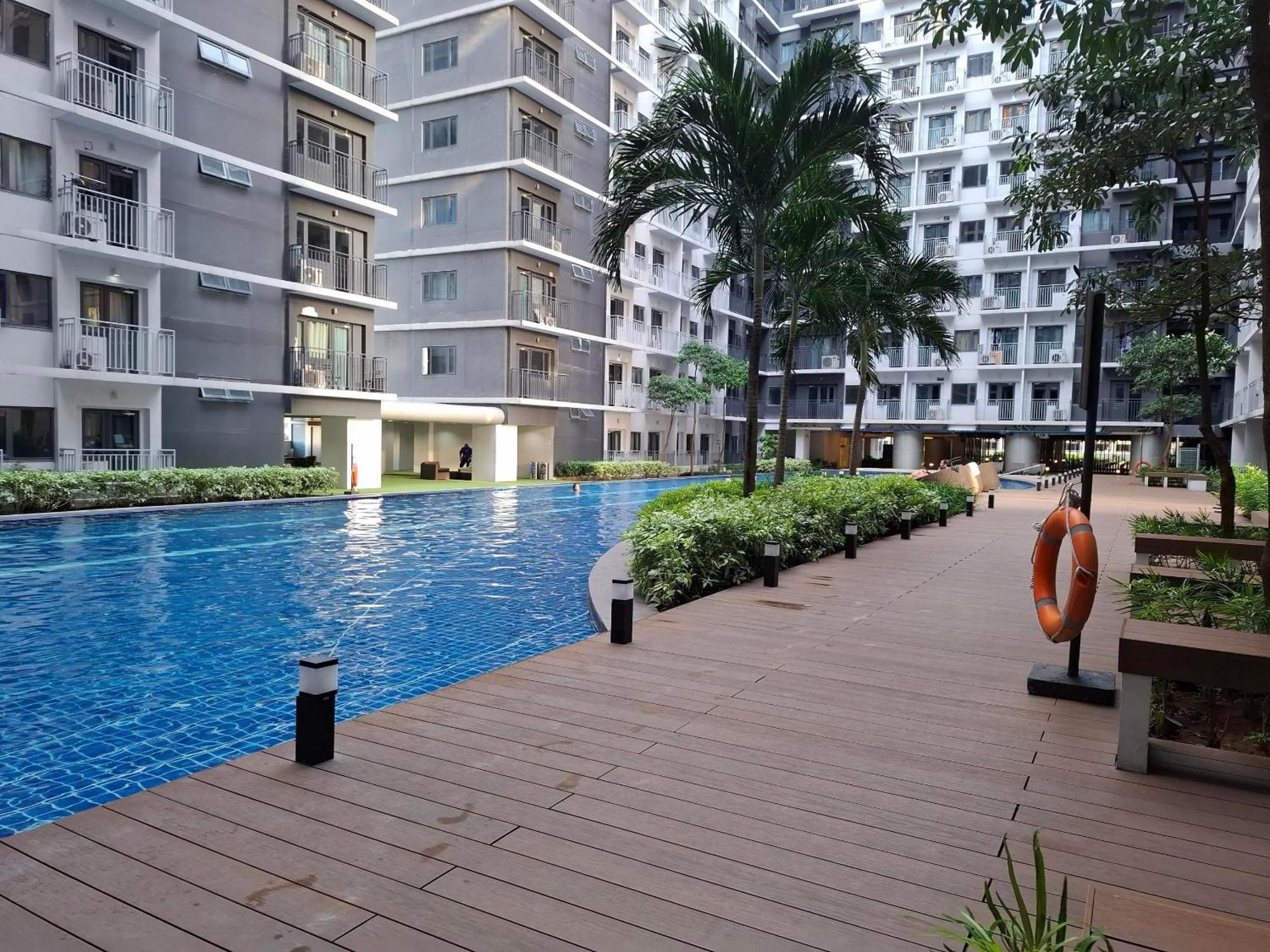 Shore 1 & 3 Residences Moa 1Br With Balcony By Darpm Manila Exteriör bild